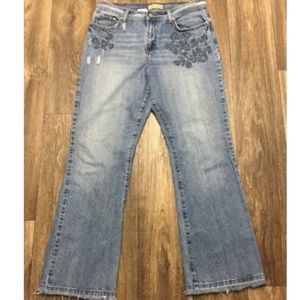 Zena Embroidered Blue Jeans